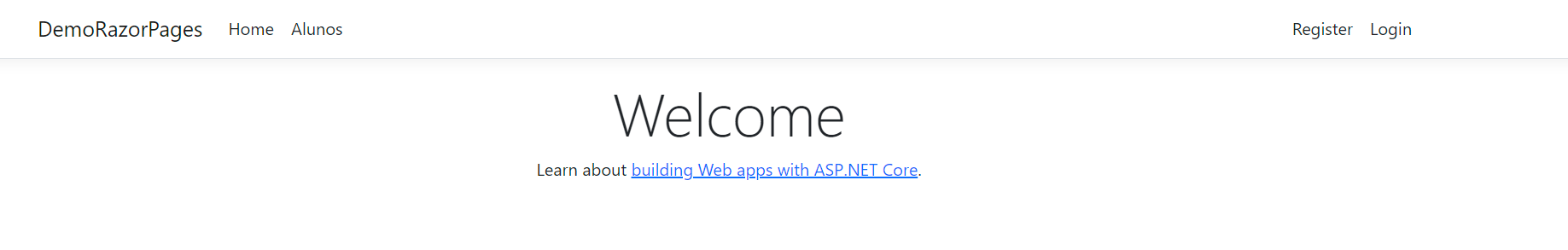 Projeto ASP.NET Demo Razor Pages